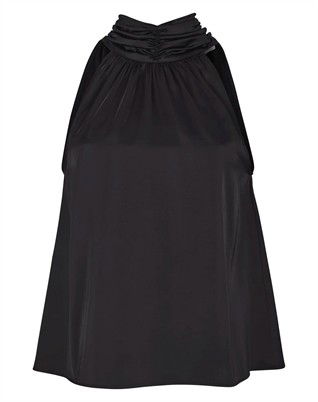 SRAbia Halter Neck Top - Black